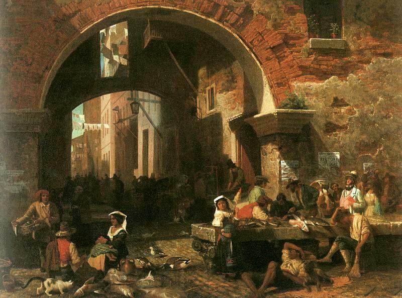 Albert Bierstadt The Arch of Octavius France oil painting art